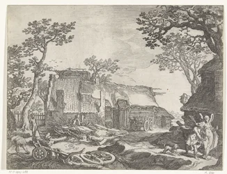 Landskap med gården og Tobias og engelen Countryside Faces (serietittel)