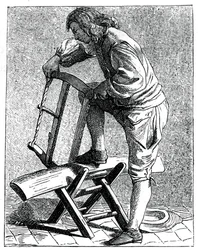 En vedskjærer, 1737-1742.