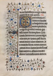 Timebok Bruk av Paris: Dekorert forbok, ca. 1420.