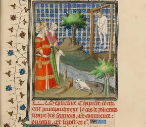 Polykrates hengt, ca 1413-1415