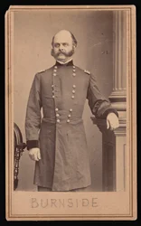 Portrett av Ambrose Everett Burnside 1824-1881, ca 1860-tallet.
