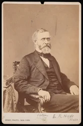 Portrett av Ebenezer Rockwood Hoar 1816-1895, før 1895.