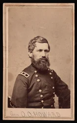 Portrett av general Oliver Otis Howard 1830-1909, mellom 1862 og 1869.