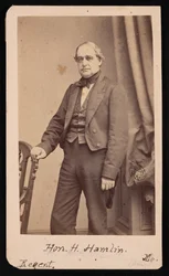 Portrett av Hannibal Hamlin 1809-1891, 1857.