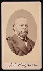 Portrett av Julius Erasmus Hilgard 1825-1891, 1875.