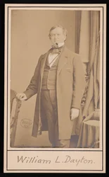 Portrett av William Lewis Dayton 1807-1864, før 1864.