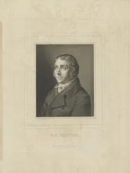 Portrett av Barthold Georg Niebuhr 1776-1831, ca. 1830-1840.