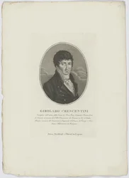 Portrett av Girolamo Crescentini 1762-1846, etter 1800.