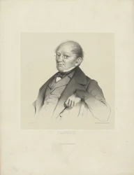 Portrett av komponisten François Antoine Habeneck 1781-1849, ca. 1840.