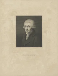 Portrett av komponisten Joseph Haydn 1732-1809, ca. 1827.