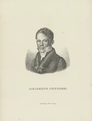 Portrett av pianisten og komponisten Sigismund von Neukomm 1778-1858, ca. 1830.