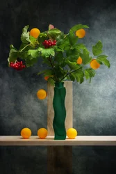 Moderne stilleben med frukt