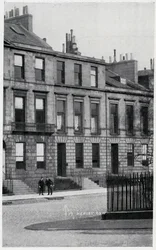 17, Heriot Row, hjemmet til Robert Louis Stevenson og hans familie i Edinburgh