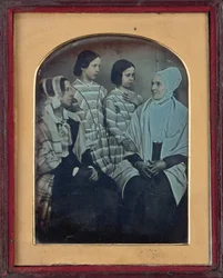 Isabel, Charlotte, Rebecca og Charlotte Anne Ashworth, ca. 1846–1847 (bilde)