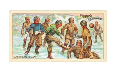 En fotballkamp på Winter Quarters