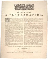 En proklamasjon, 1763