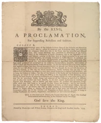 A Proclamation, for suppressing Rebellion..., 23. august 1775
