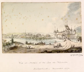 En serie skisser, utsikter i Storbritannia, kontinentet og Amerika 1772-1778 (akvarell)