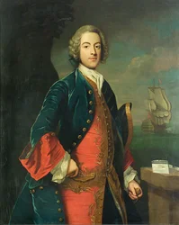 Portrett av en marineoffiser, ca. 1730–40 (olje på lerret)