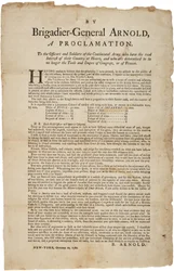 Proklamasjon til offiserer og soldater fra den kontinentale hæren, 20. oktober 1780