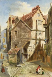 Steep Street (olje på lerret)