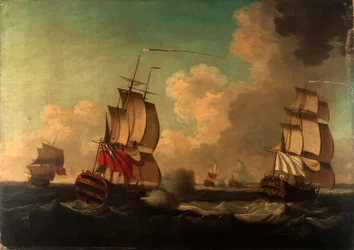 Erobringen av «Alcide» og «Lys», 8. juni 1755