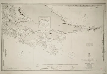 Den sørøstlige delen av Tierra del Fuego med Staten Island, Kapp Horn og Diego Ramirez Island