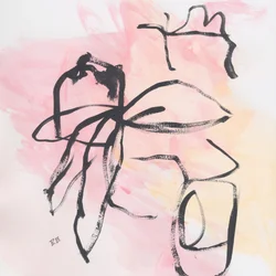 Flytende rosa abstrakt