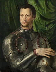 Cosimo I de#39; Medici i rustning