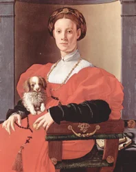 Portrett av en dame i rødt (Francesca Salviati) Portrett av en dame i rødt (Francesca Salviati)