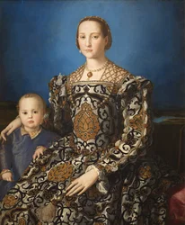 Portrett av Eleanor av Toledo og hennes sønn Giovanni Portrett av Eleanor av Toledo og hennes sønn Giovanni de#39; Medici