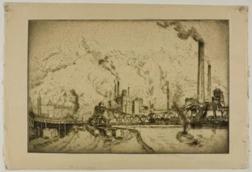 Chicago – B. amp; O.-broen, 12th St.