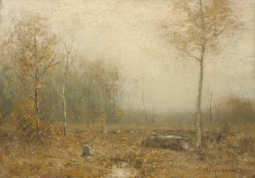 En novemberscene, ca. 1895 (olje på lerret)