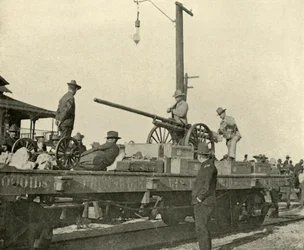 Sersjant Borrowe and the Dynamite Gun, spansk-amerikansk krig, juni 1898, 1899.