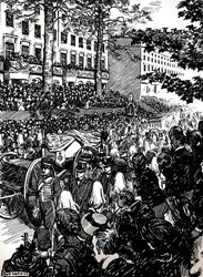 Kong Edward VIIs siste reise gjennom London: begravelsessenteret i Piccadilly, 1910 1911
