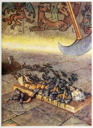De svermet over meg i stadig akkumulerende hauger., fra Selected Tales of Mystery, pub. 1909.