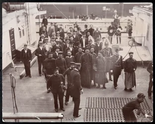 Den kinesiske statsmannen Li Hung-Chang under sitt besøk i USA, 1896
