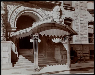 Inngangen til Hotel Earlington, 55 West 27th Street, New York, 1906 (sølv gelatintrykk)