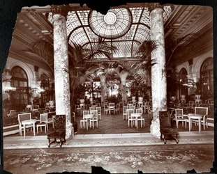 Lounge på Plaza Hotel, ca. 1907 (sølv gelatintrykk)