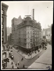 Utsikt over Grand Hotel ay 31st Street og Broadway, New York, ca. 1914 (sølv gelatintrykk)