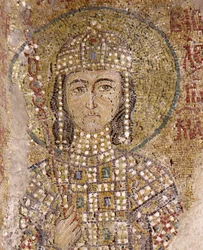 Alexios Komnenos i Hagia Sofia, mosaikk