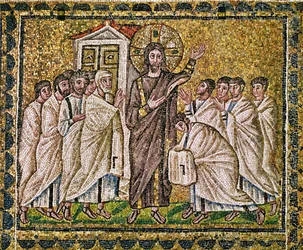 Pinsemirakelet, 6. århundre (mosaikk)