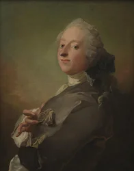 Portrett av Kgl. hofffarmasøyt Johann Gottfried Becker