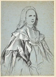 Studie for et portrett, sannsynligvis av AG Moltke