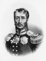 Portrett av Frederick William III (1770-1840), konge av Preussen fra 1797, gravering