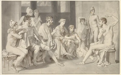 Odysseus forteller om livet sitt på Alkinoos