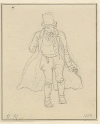 Portrettmaler Hans Hansen, helfigur