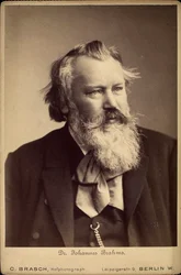 Johannes Brahms, tysk komponist og pianist, 1889