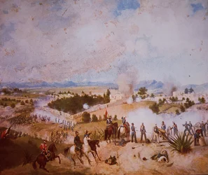 Meksikansk-amerikansk krig (1846–48), slaget ved Molino del Rey, amerikanske tropper angriper