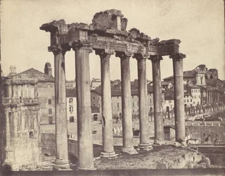 Temple of Concord, Roma, 1850-tallet.
